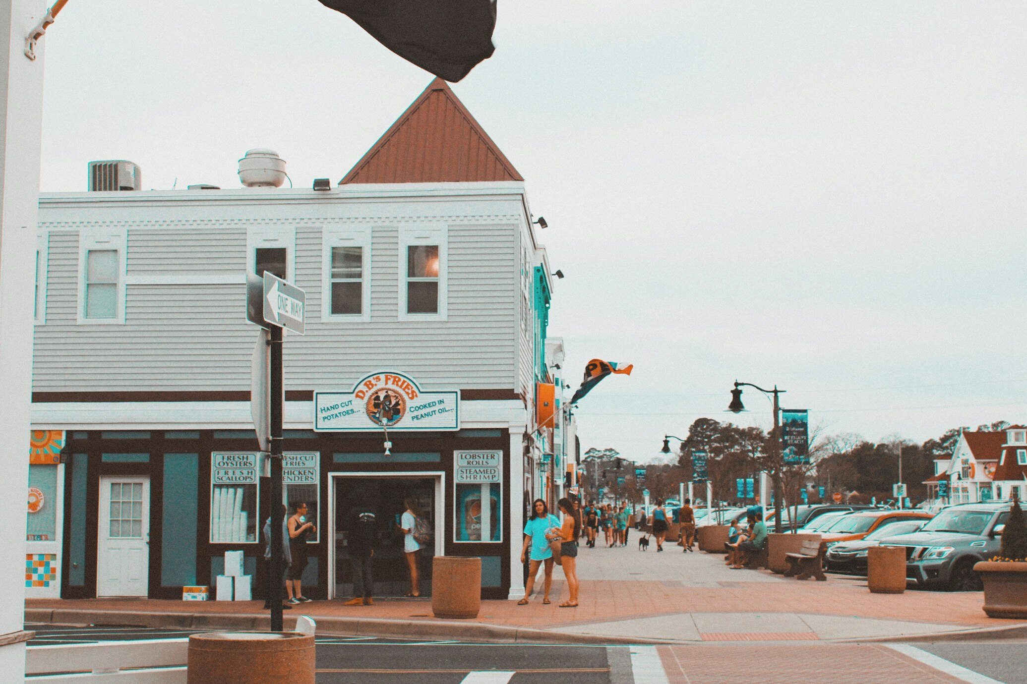  People walking on the street during daytime. 